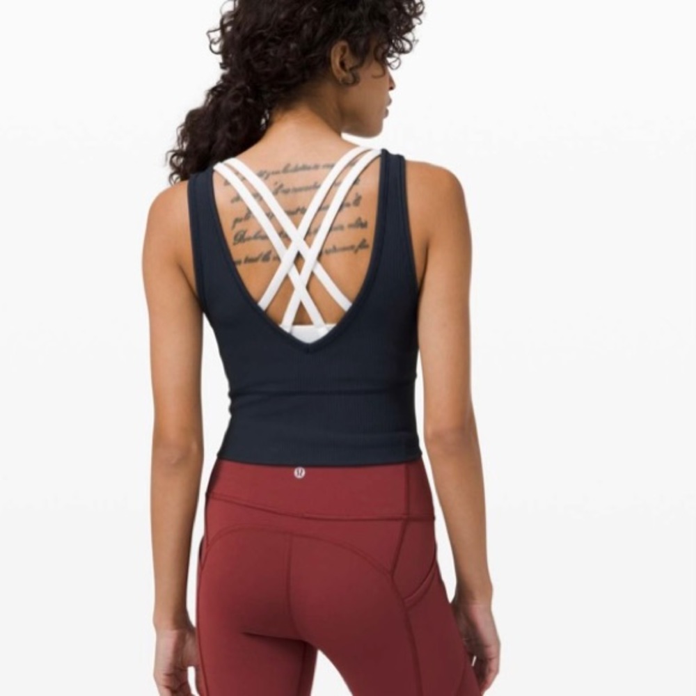 NWT Lululemon Power Pivot Tank Rib